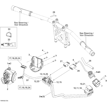 10- Steering Wiring Harness 600HO SDI