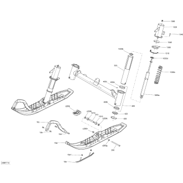 07- Front Suspension And Ski - All Models