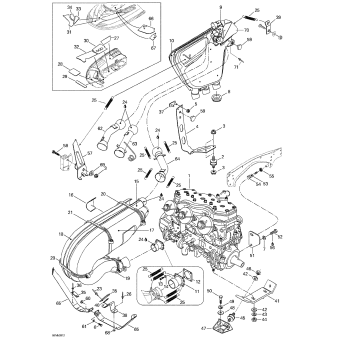 01- Engine Support And Muffler