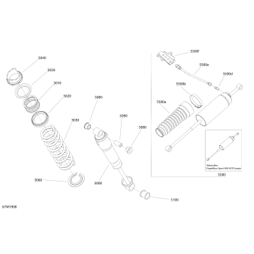 08- Rear Suspension Shocks	Grand Touring - Package LTD