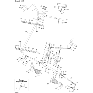 07- Steering System SKANDIC 550F