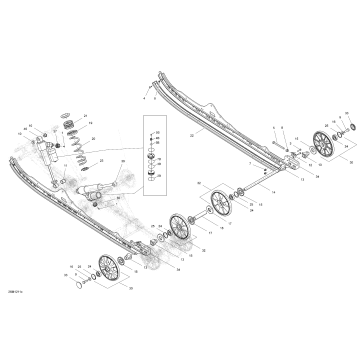 08- Rear Suspension Base 146,154,Shock