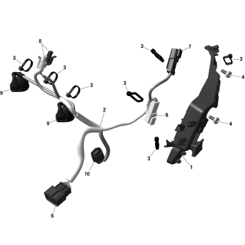 01- ROTAX - Engine Harness And Electronic Module