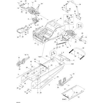 09- Frame, 1 Passenger Seat