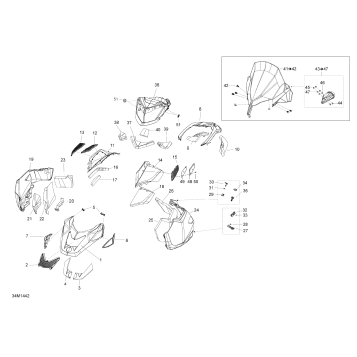 09- Hood, Windshield And Console