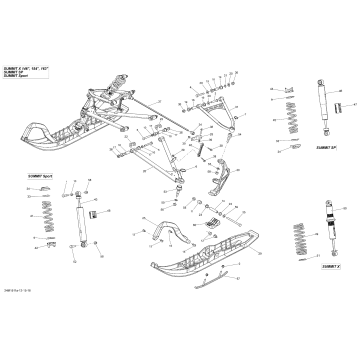 07- Front Suspension And Ski 146, 154, 163_24M1511a