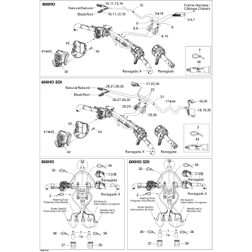 10- Steering Wiring Harness 800 HO PTEK