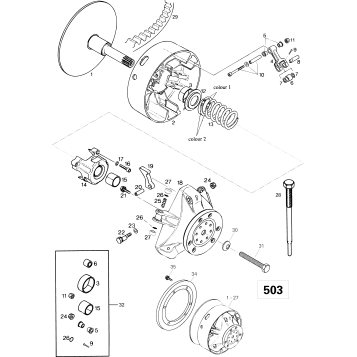 05- Drive Pulley 500
