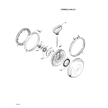 04- Rewind Starter (formula 500 LC)