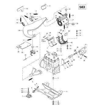 01- Engine Support And Muffler (583)