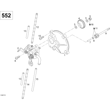 02- Oil Pump 550F SUV