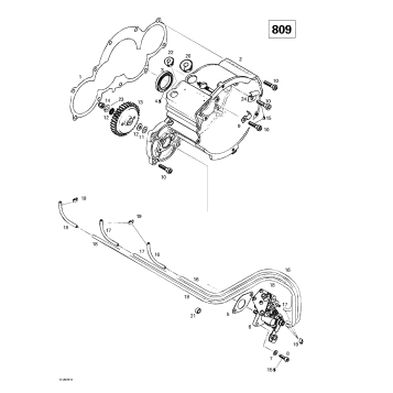 03- Ignition Housing Oil Pump (809)