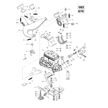 01- Engine Support And Muffler (583, 670)