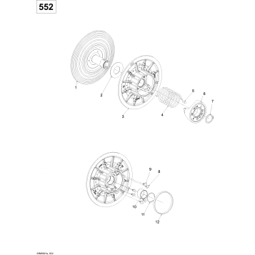 05- Driven Pulley 550F