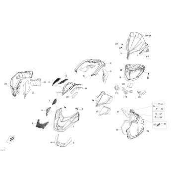 09- Hood, Windshield And Console