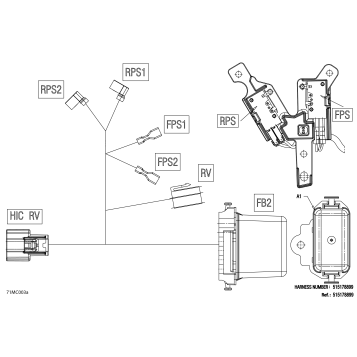 08- Electric - Reverse Wiring Harness - 515178899