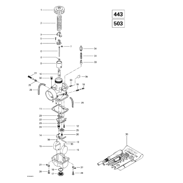 02- Carburetors (443, 503)