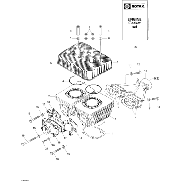 01- Cylinder, Exhaust Manifold