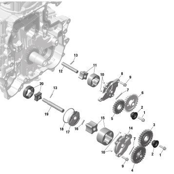 01- ROTAX - Oil Pump