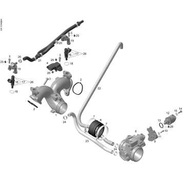 01- Air Inlet Manifold And Throttle Body