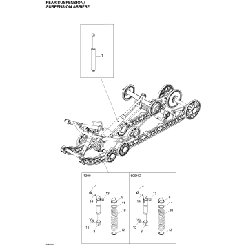 08- Rear Suspension Shocks 600HO
