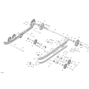 08- Rear Suspension Renegade - 850 E-TEC - Package Adrenaline - Inferior