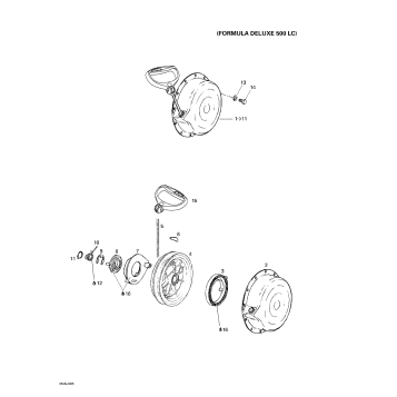 04- Rewind Starter (formula Deluxe 500 LC)