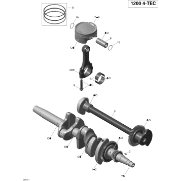 01- Crankshaft, Pistons And Balance Shaft