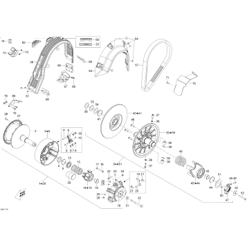 05- Pulley System - 600HO E-TEC
