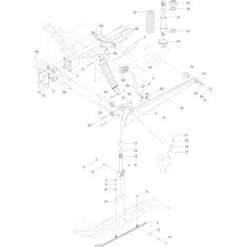 07- Front Suspension And Ski Formula S