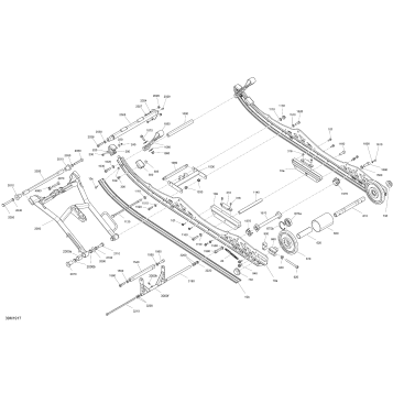 08- Rear Suspension - 600 Racing Lower Parts