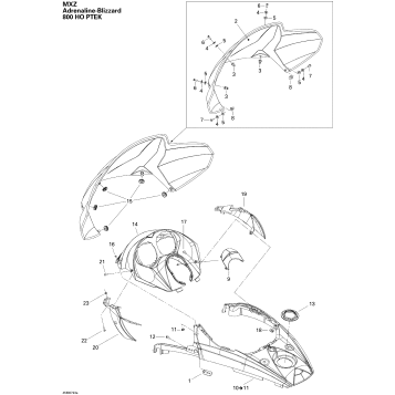09- Windshield And Console BLIZZARD
