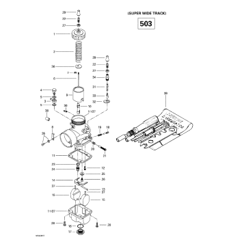 02- Carburetor Super Wide Track (503)