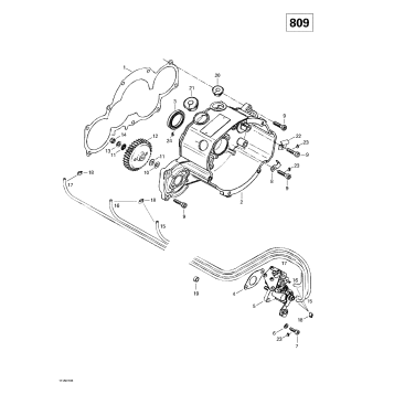 03- Ignition Housing Oil Pump