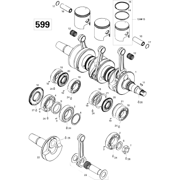 01- Crankshaft And Pistons 599