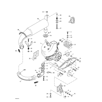 01- Engine Support And Muffler