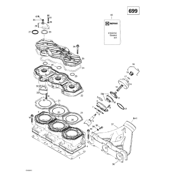 01- Cylinder, Exhaust Manifold