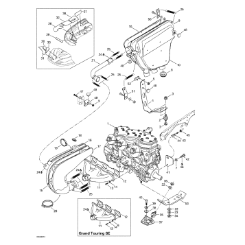 01- Engine Support And Muffler