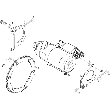 04- Electric Starter Bracket