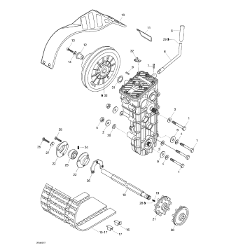 05- Drive Axle, Track And Belt Guard