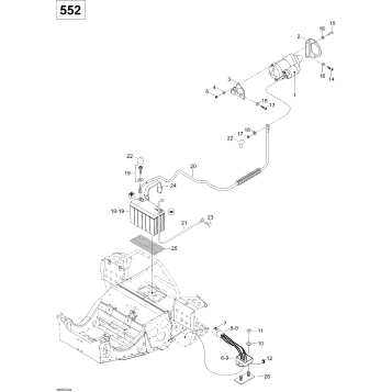 10- Battery And Starter 550