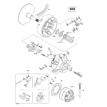 05- Drive Pulley (503)