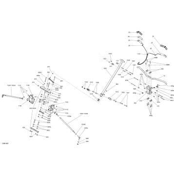 07- Steering Renegade - 850 E-TEC - X & XRS