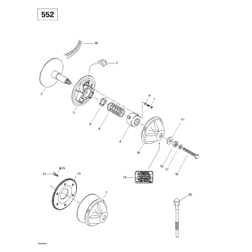 05- Drive Pulley (552)
