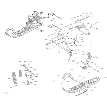 07- Front Suspension And Ski - All Models