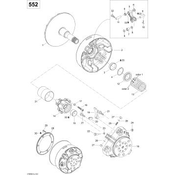 05- Drive Pulley 550F