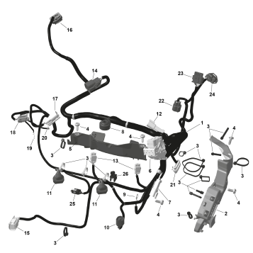 01- ROTAX - Engine Harness And Electronic Module