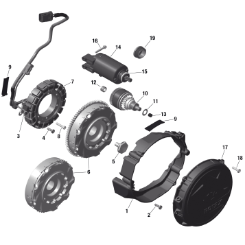 01- ROTAX - Magneto and Electric Starter