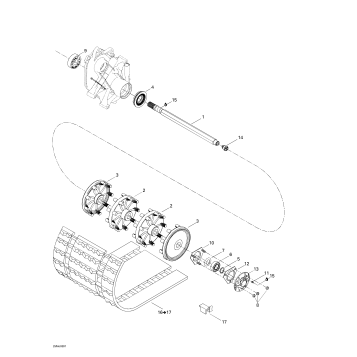 05- Drive Axle And Track