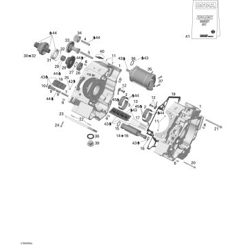 01- Crankcase And Electric Starter